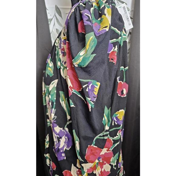 NWT Ralph Lauren Blouse Black Womens Size M Black Label - Picture 5 of 9